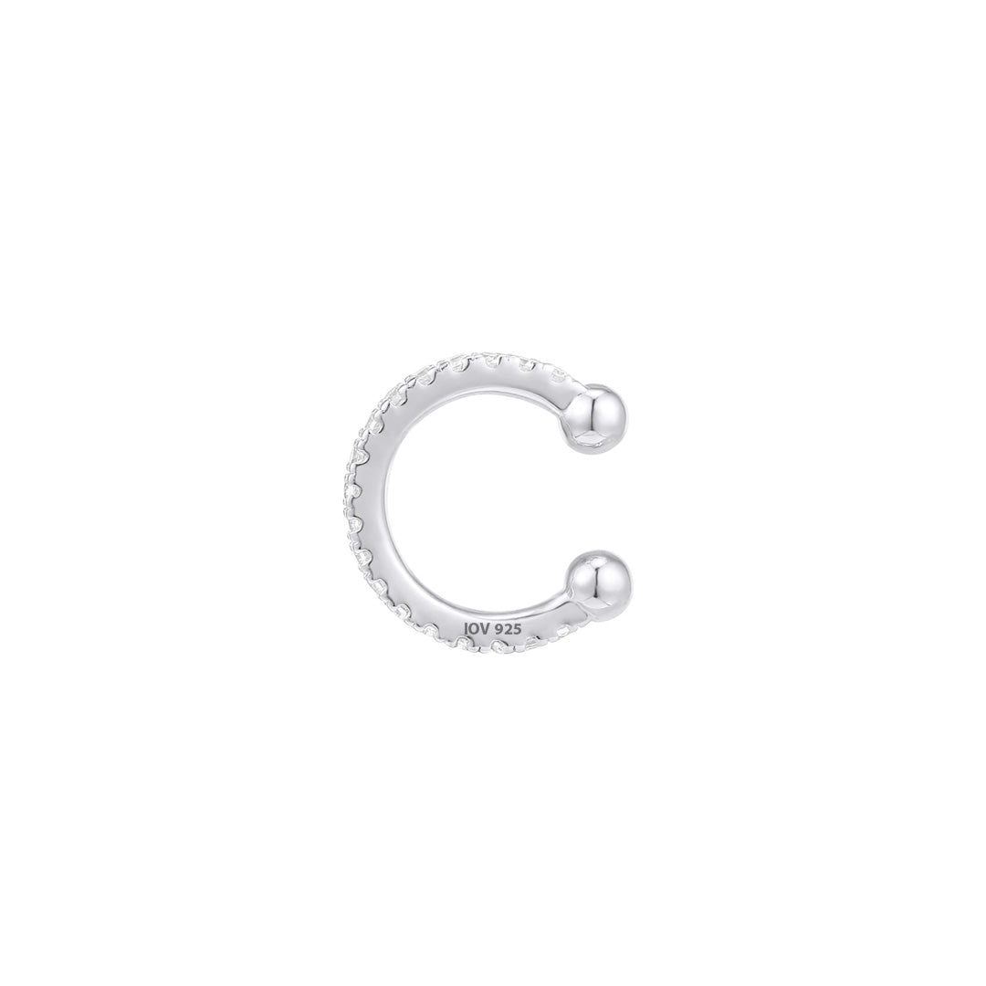 one line stones earcuff.