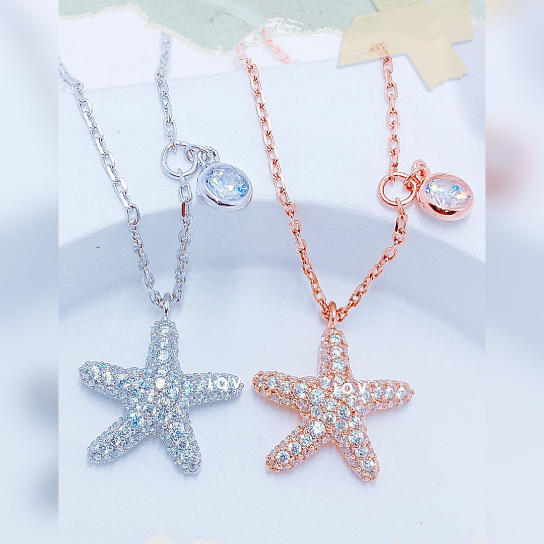 starfish shape necklace.