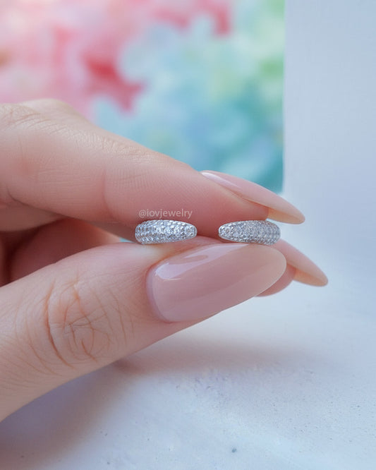 simple open CZ adjustable ring.