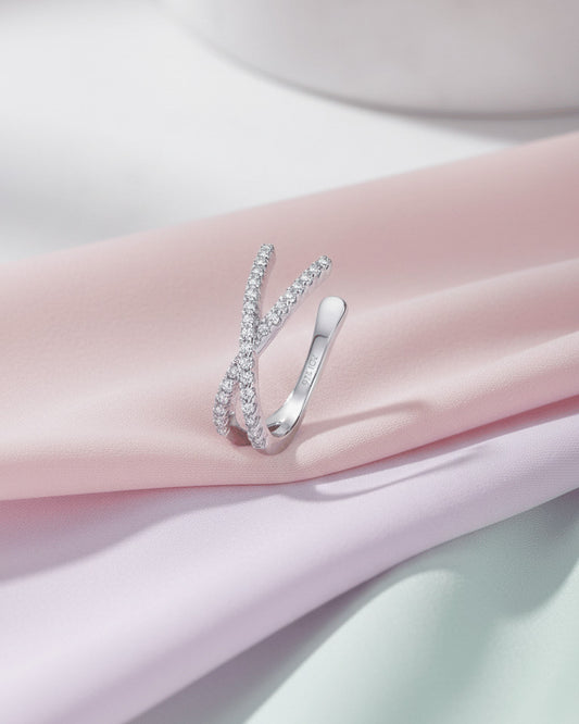X shape earcuff