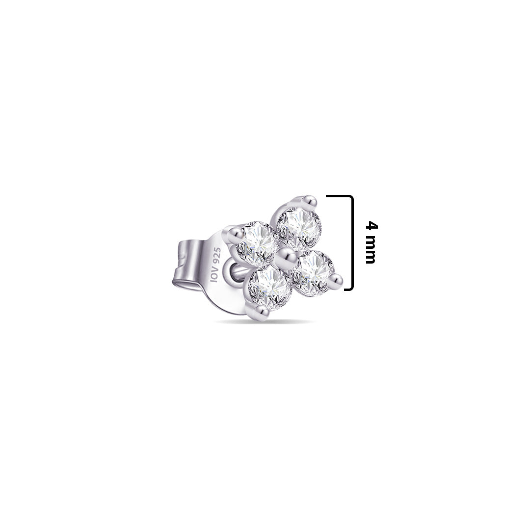 four stones stud earring.
