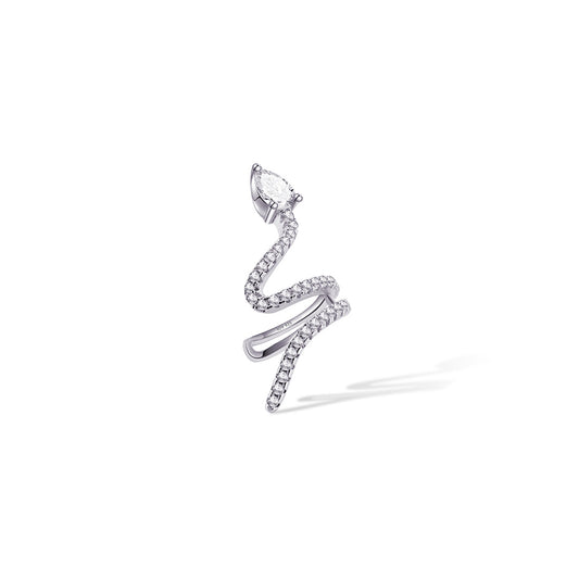 snake shape earcuff.