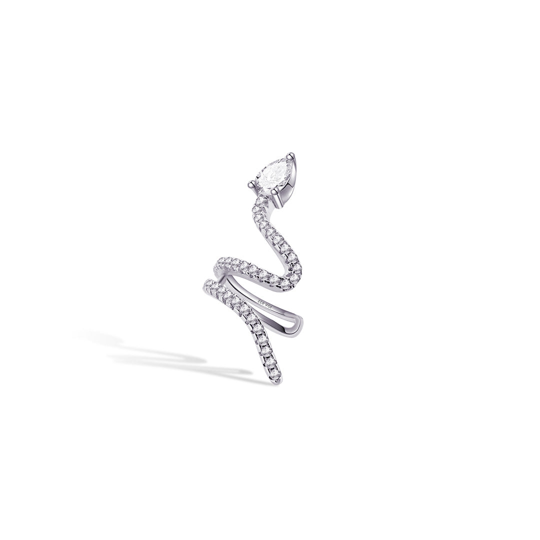 snake shape earcuff.