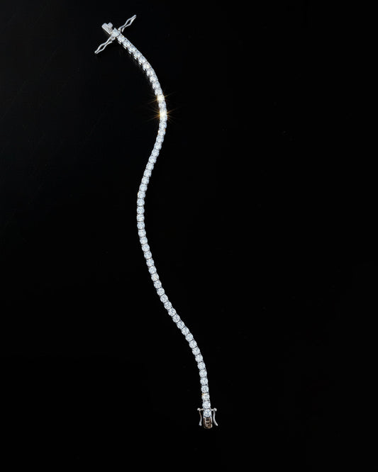 sterling silver tennis bracelets.