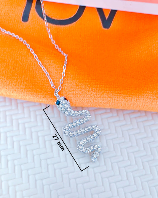 snake shape necklace.