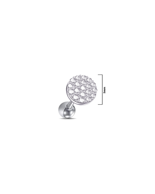 CZ disc shape fallback piercing.