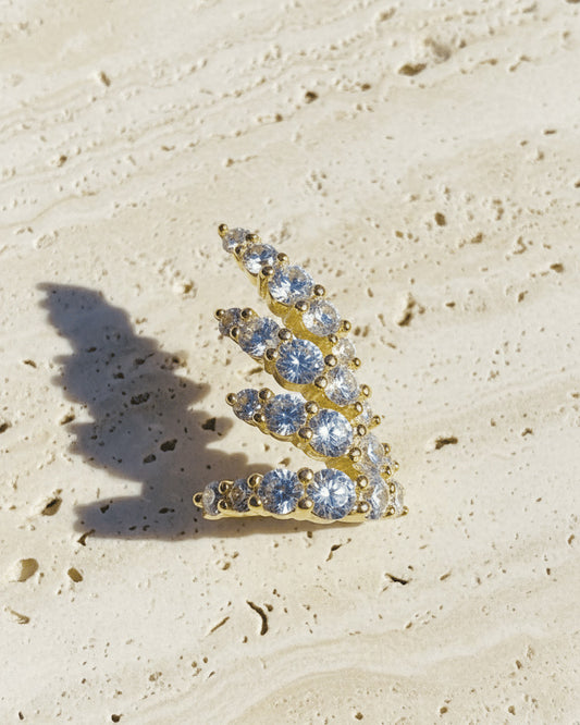 wing shape earcuff.