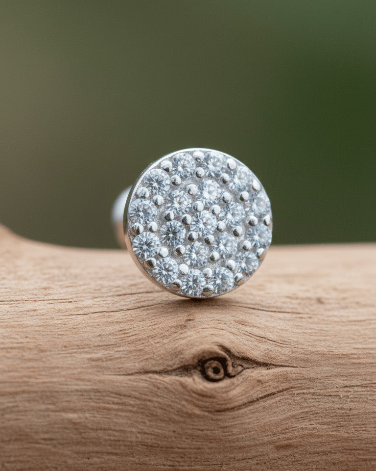 CZ disc shape fallback piercing.