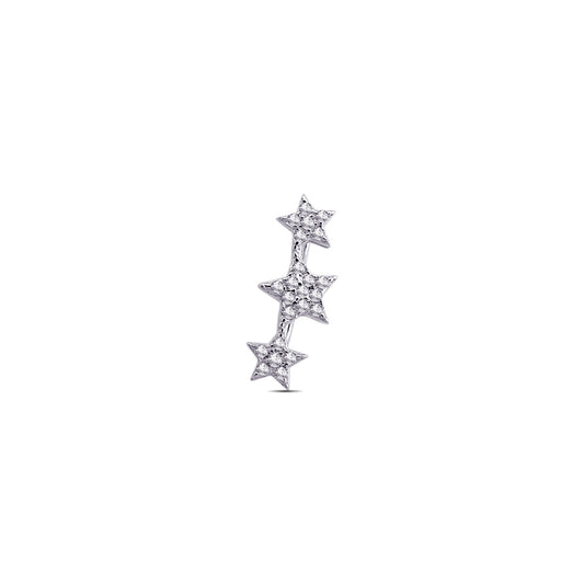 three stars climber earring.
