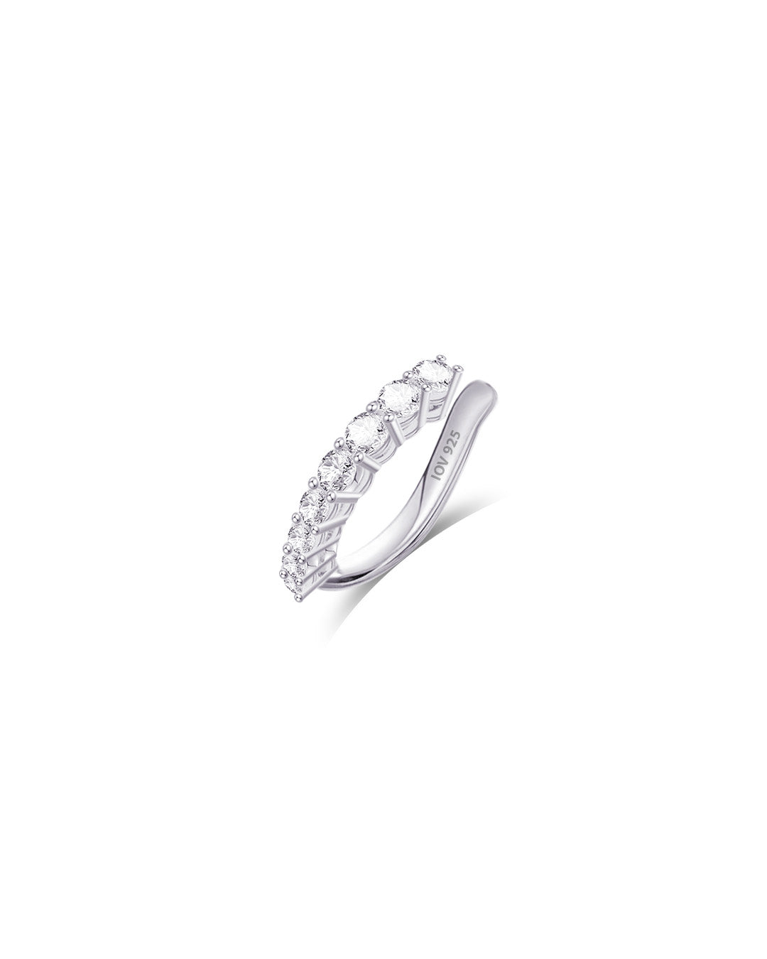 One line CZ earcuff.