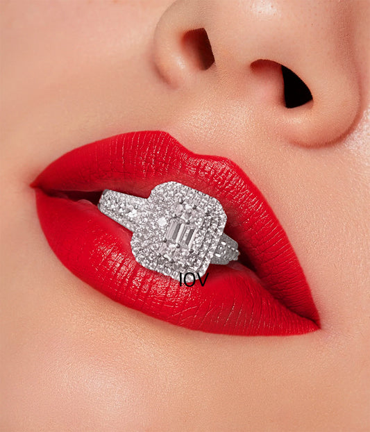 luxury diamond style ring.