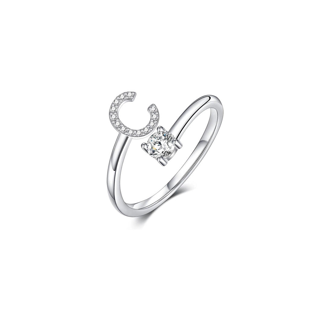 initial adjustable size open rings.