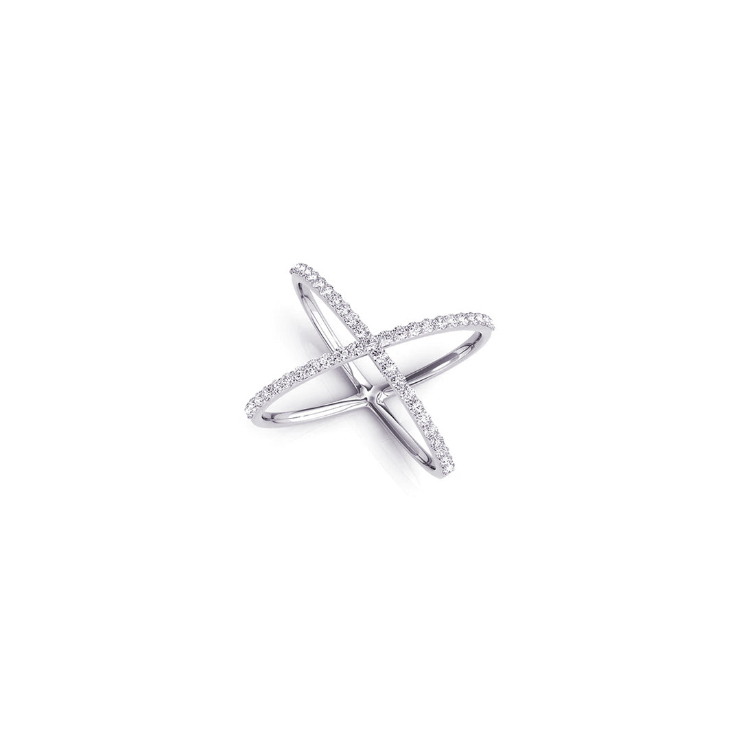 X shape ring.
