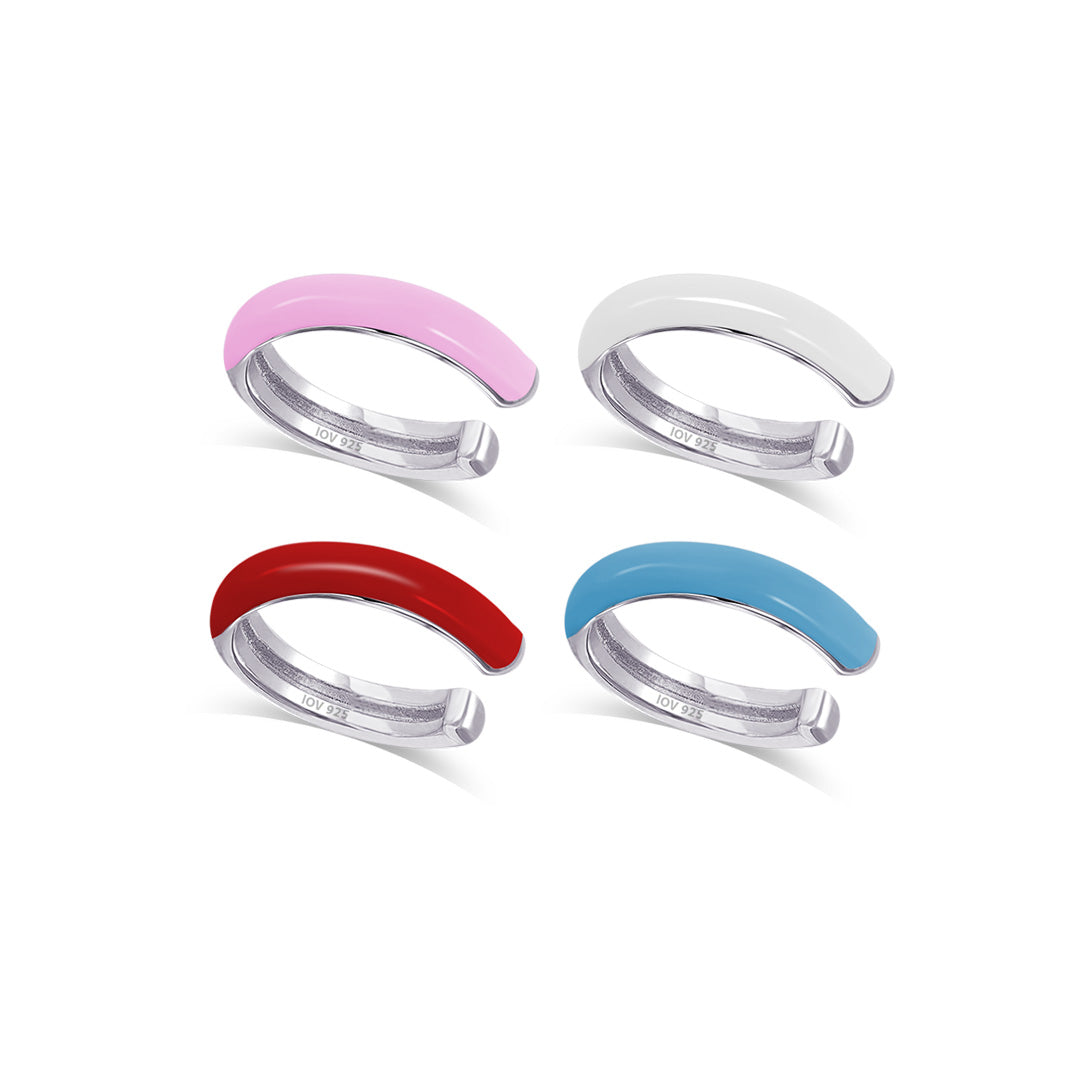 enamel earcuffs.
