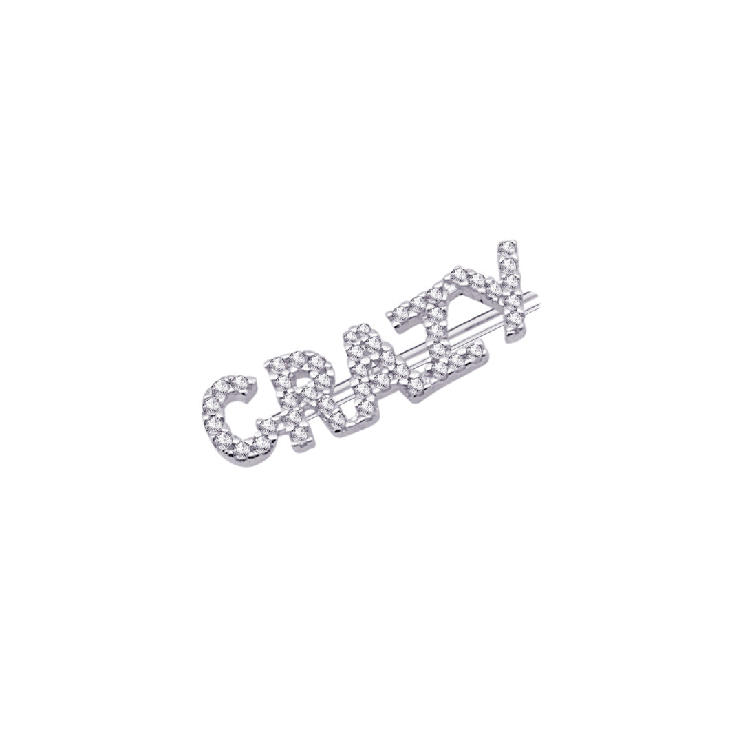 climber words earrings.
