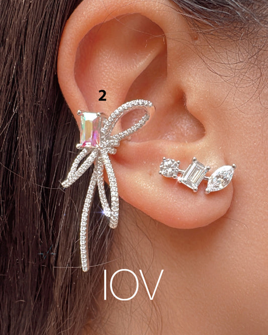 ribbon shape earcuff.