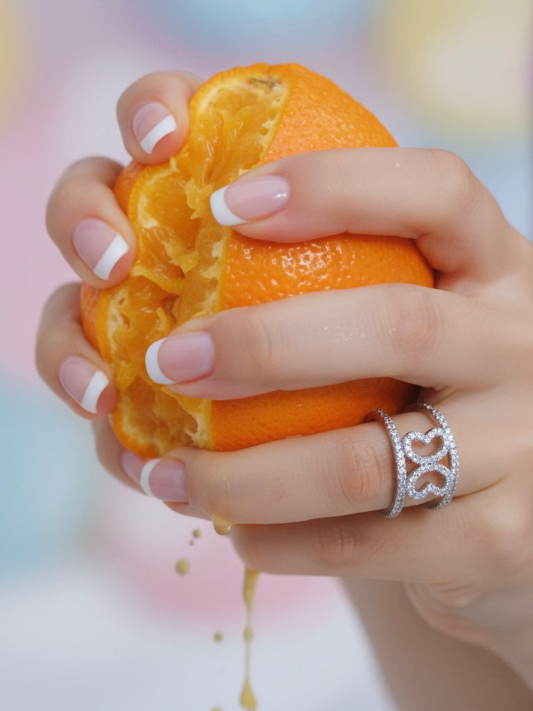 cZ Butterfly cage ring