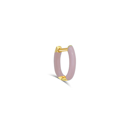 enamel rectangular shape hoops.