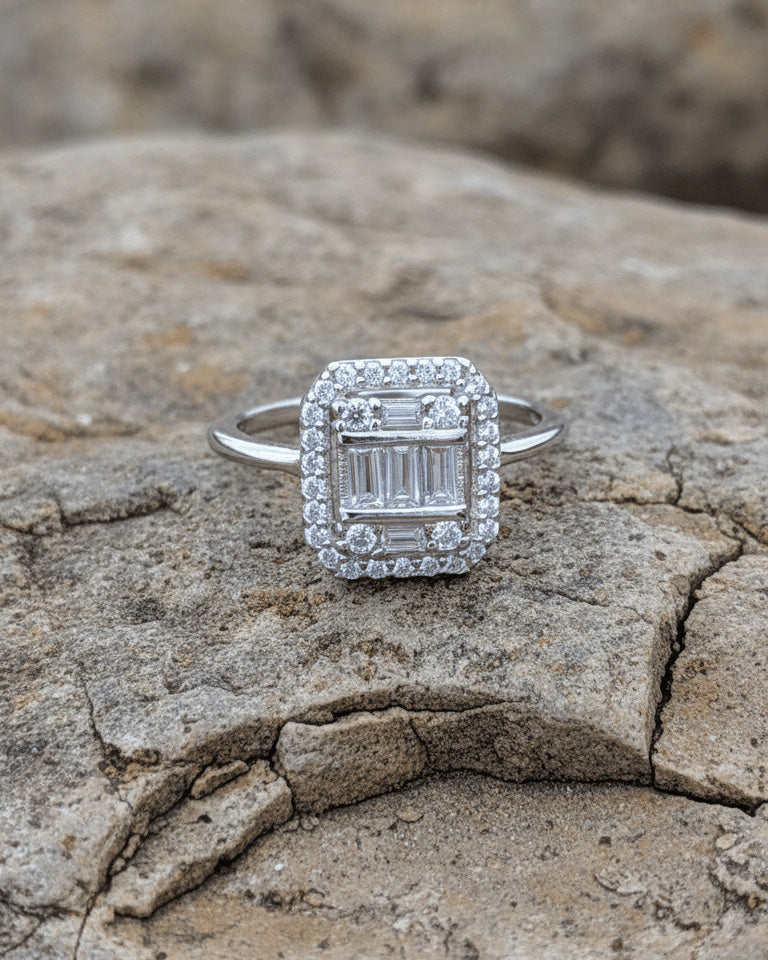rectangular baguette setting ring