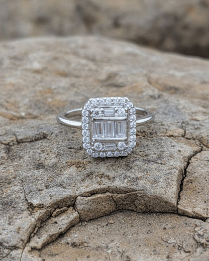 rectangular baguette setting ring