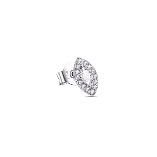 marquise halo setting stud earring.