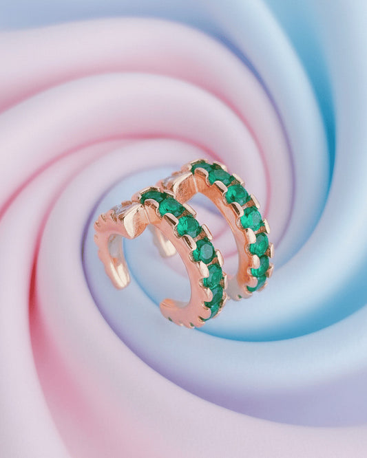 rose gold double sided earcuff