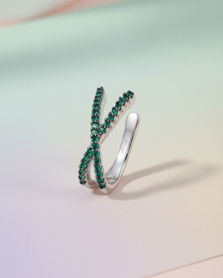 X shape earcuff