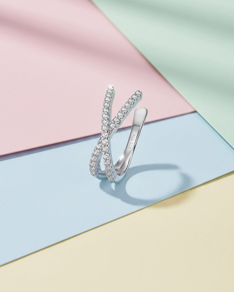 X shape earcuff