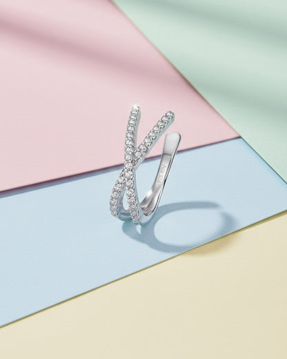 X shape earcuff
