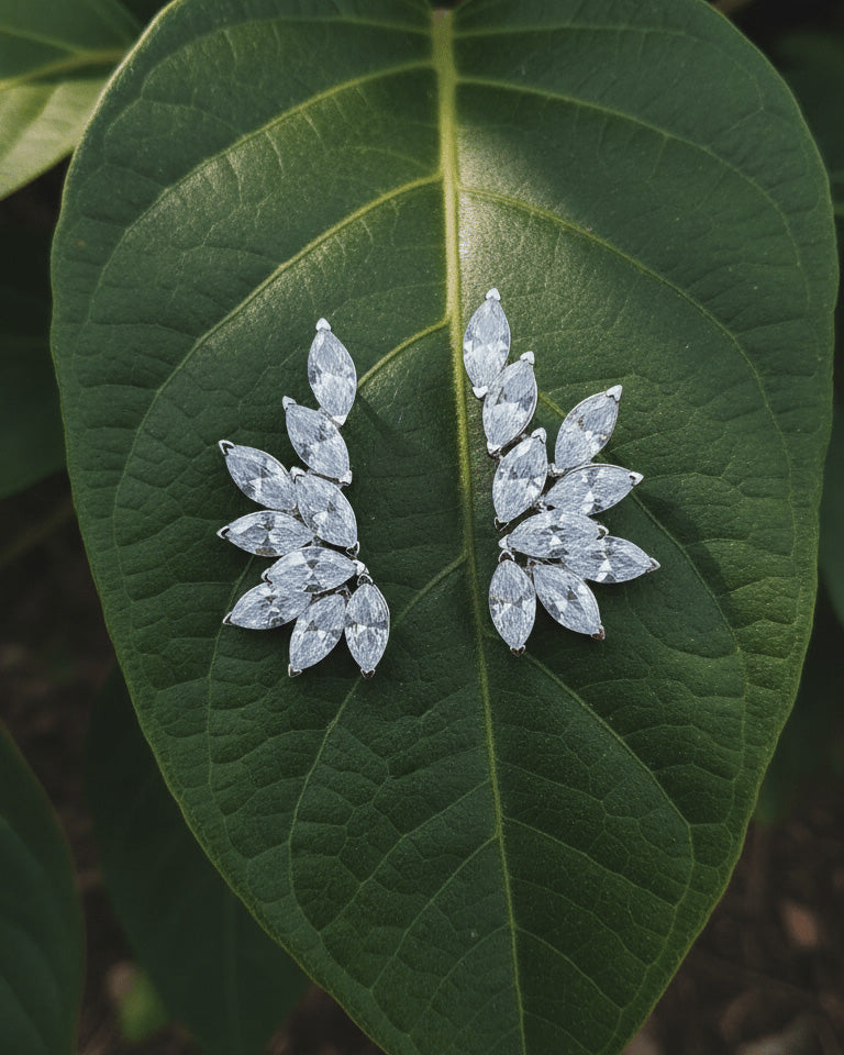 luxury marquise diamond style stud earrings.
