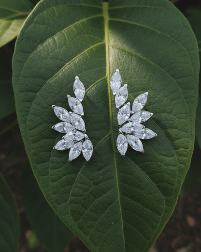luxury marquise diamond style stud earrings.