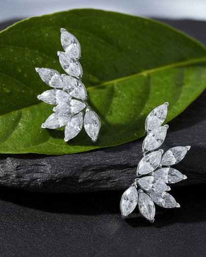 luxury marquise diamond style stud earrings.