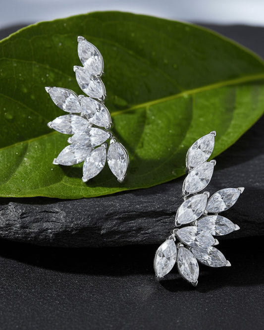 luxury marquise diamond style stud earrings.