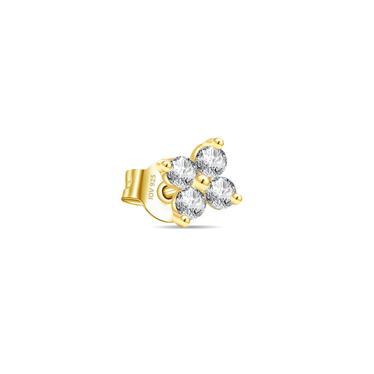 four stones stud earring.