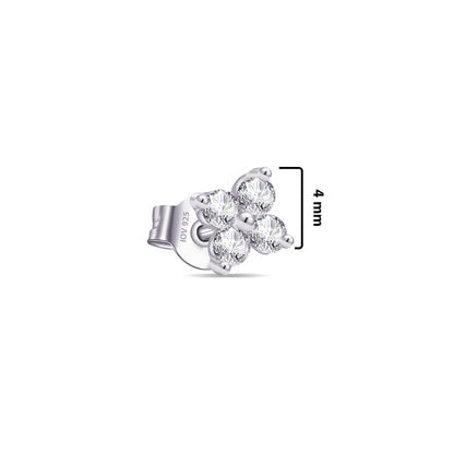 four stones stud earring.