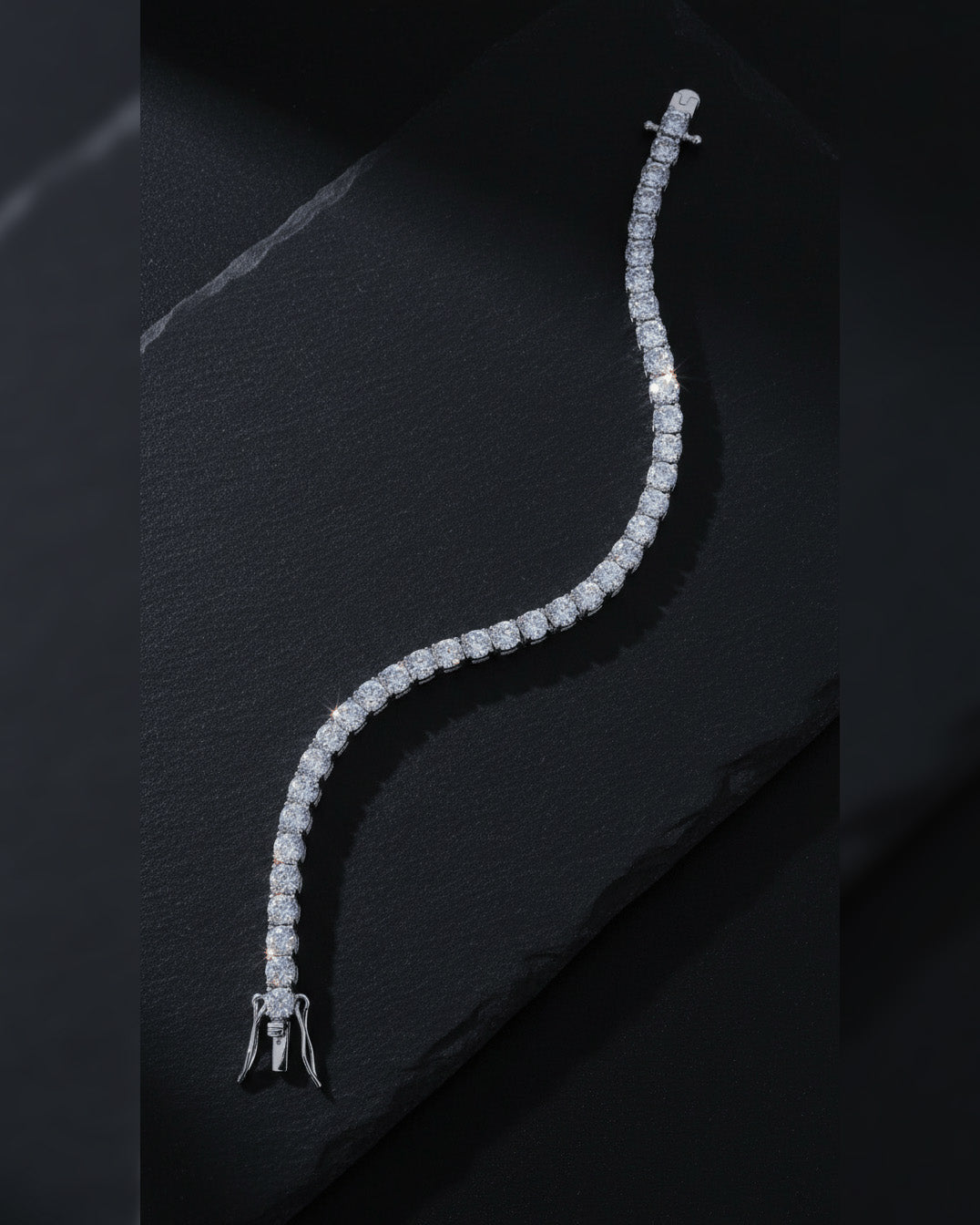 sterling silver tennis bracelets.