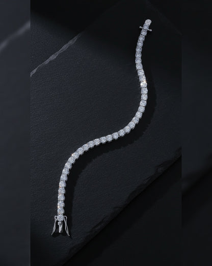 sterling silver tennis bracelets.