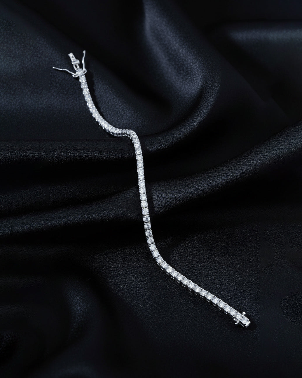 sterling silver tennis bracelets.