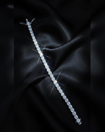 sterling silver tennis bracelets.