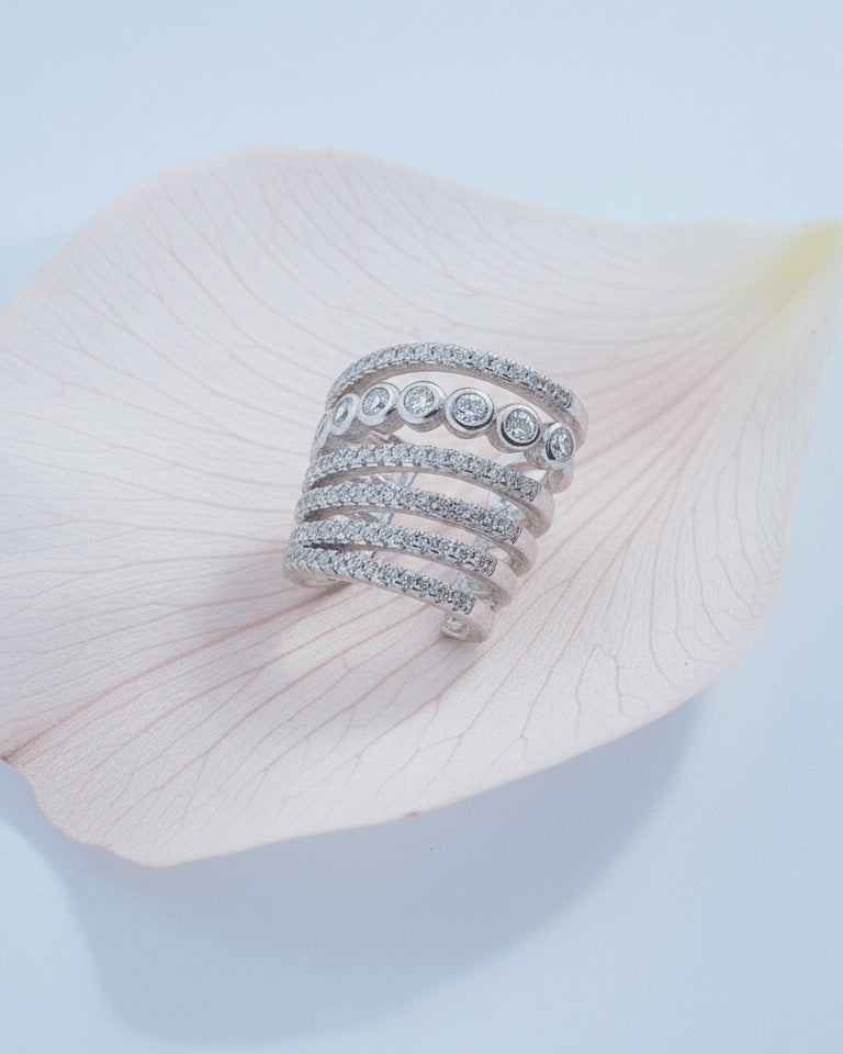 multi line wide earcuff.