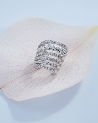 multi line wide earcuff.