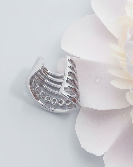 multi line wide earcuff.