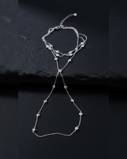 multistrand CZ in bezel setting hand piece.