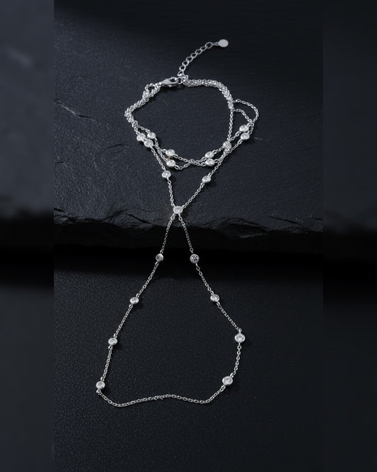 multistrand CZ in bezel setting hand piece.