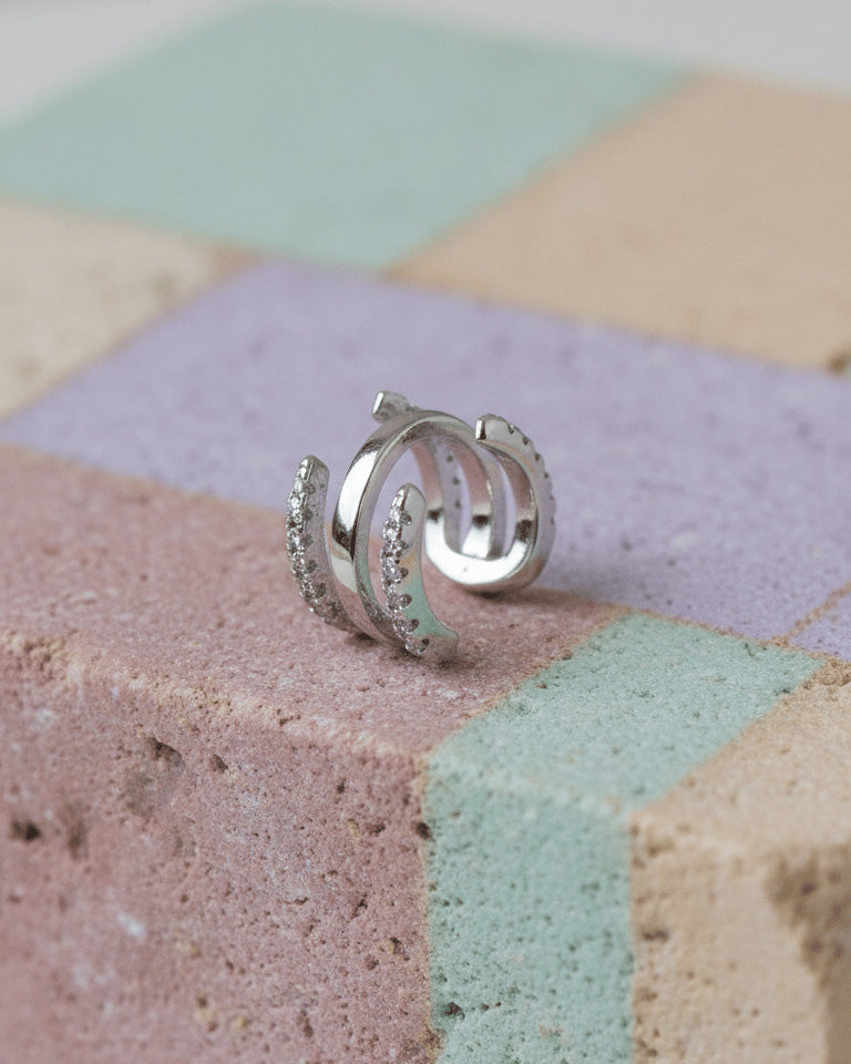 three lines earcuff.