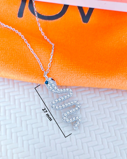 snake shape necklace.