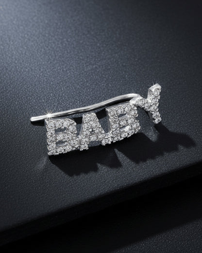 climber words earrings.
