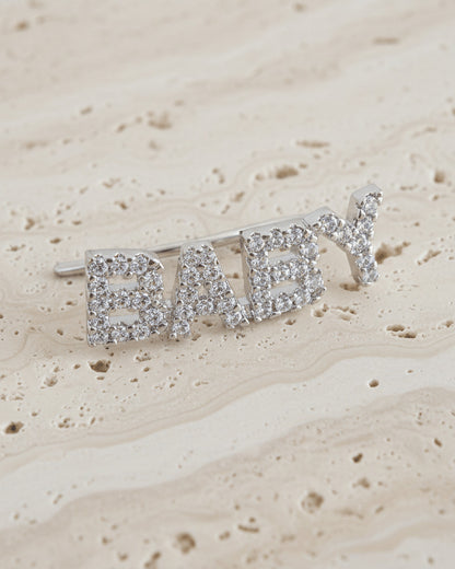 climber words earrings.