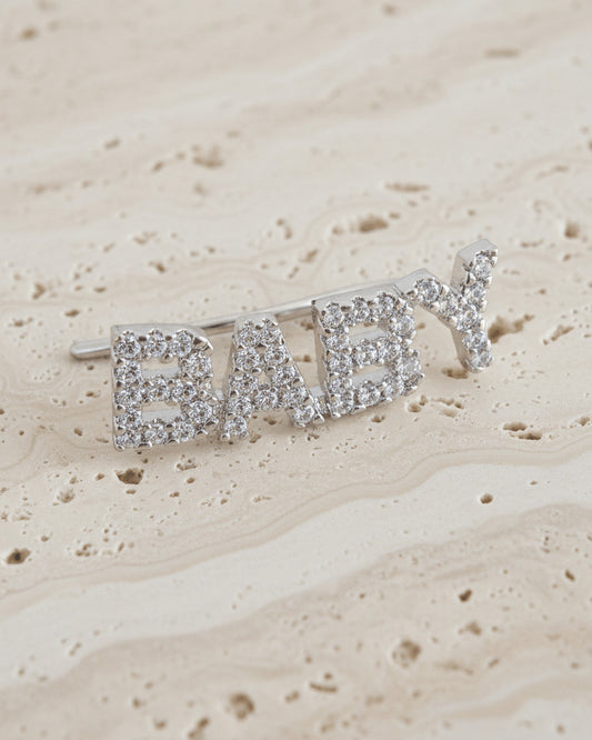 climber words earrings.