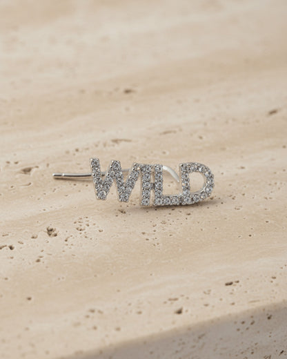 climber words earrings.